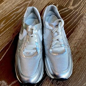 Voile Blanche Silver leather sneakers NEW size 36